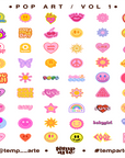 TEMP ARTE | POP ART VOL 1. NAIL TATTOOS