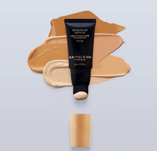 NAPOLEON PERDIS | STROKE OF GENIUS LIQUID CASHMERE FOUNDATION - LOOK 2