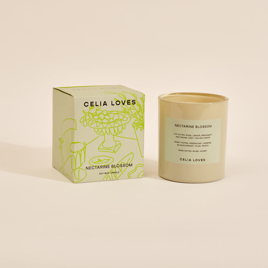 CELIA LOVES | XL CANDLE - NECTARINE BLOSSOM