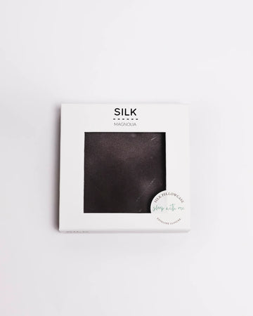 SILK MAGNOLIA | PURE SILK PILLOWCASE STORM CLOUD - PAIR