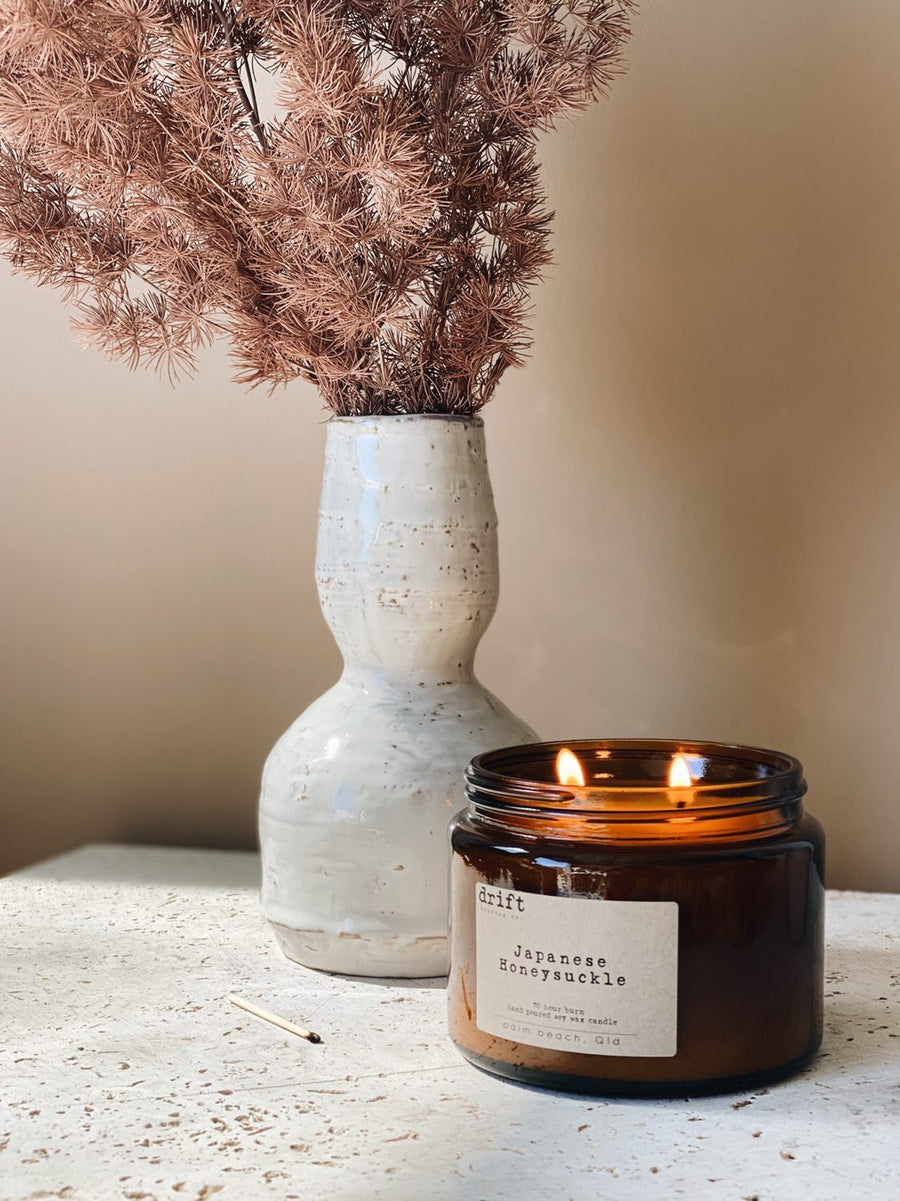 DRIFT TRADING CO | XL CANDLE - JAPANESE HONEYSUCKLE