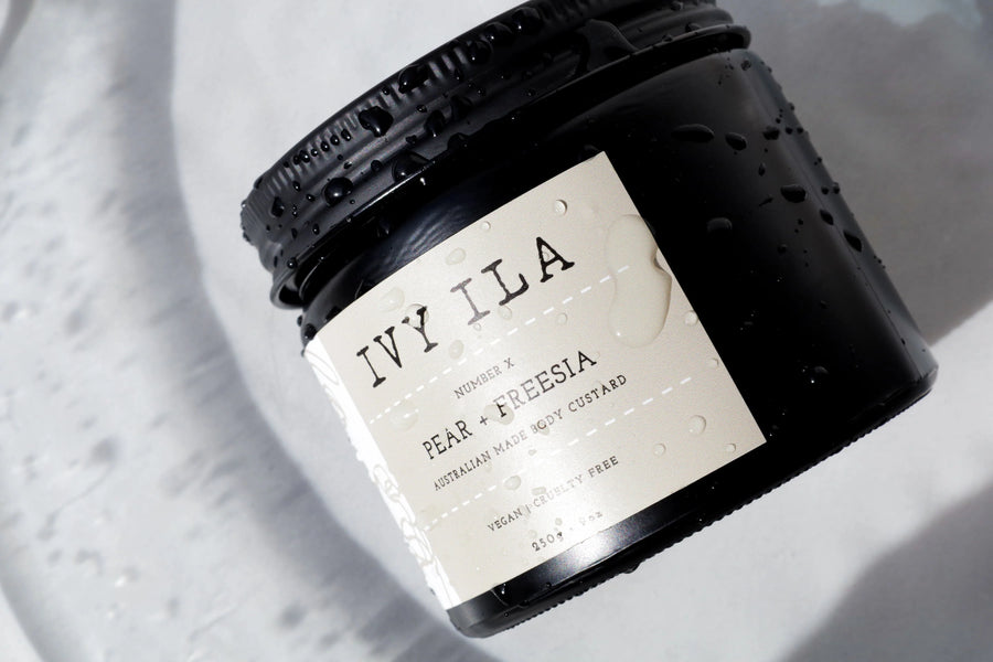 IVY ILA | NUMBER X | PEAR + FREESIA BODY CUSTARD